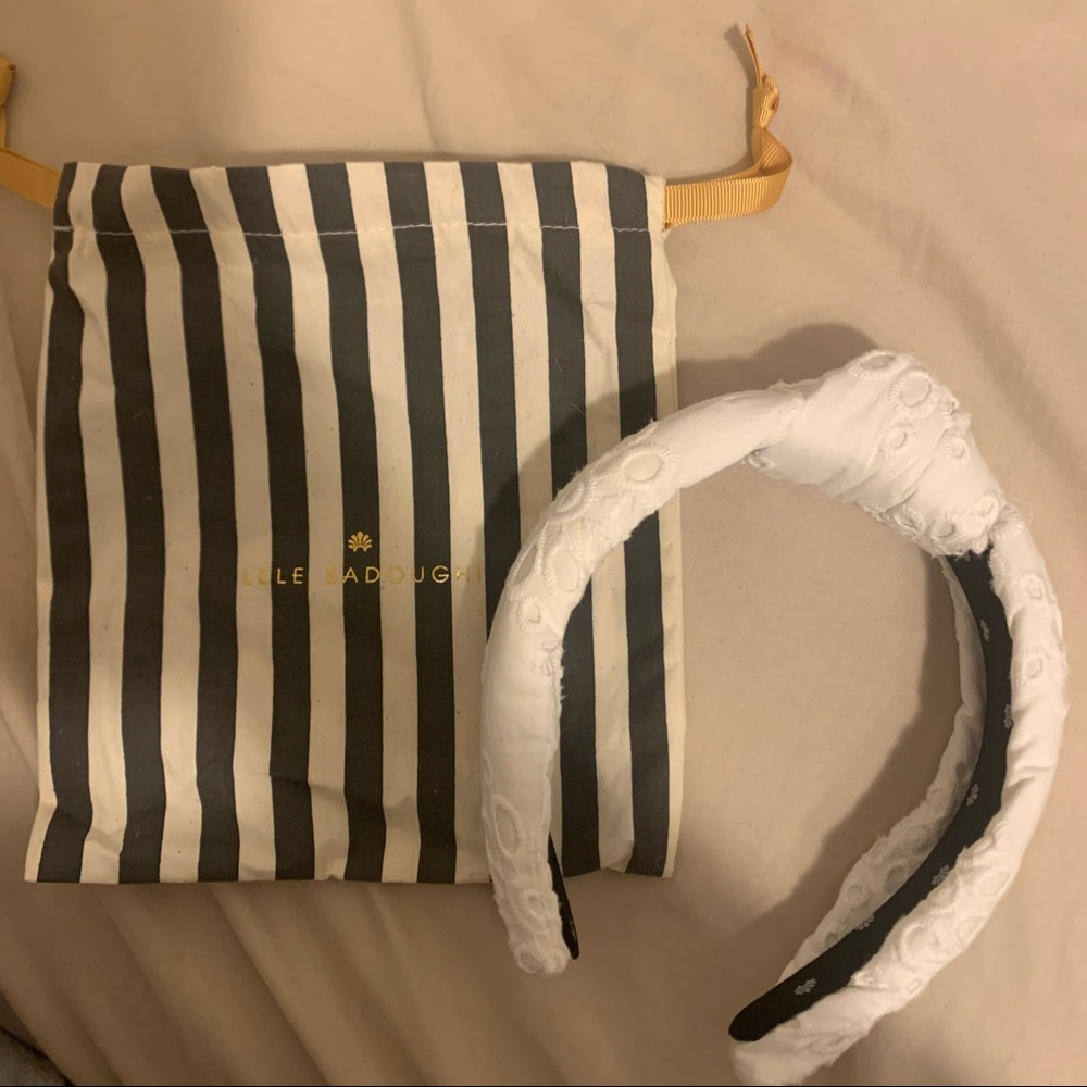 Lele Sadoughi Eyelet Headband
